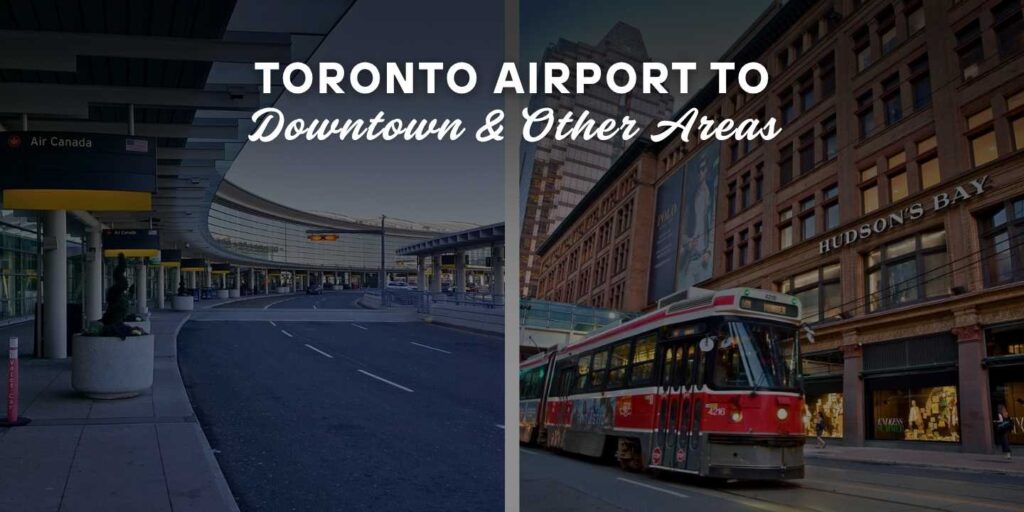 toronto airport taxi fare for downtown toronto and other areas